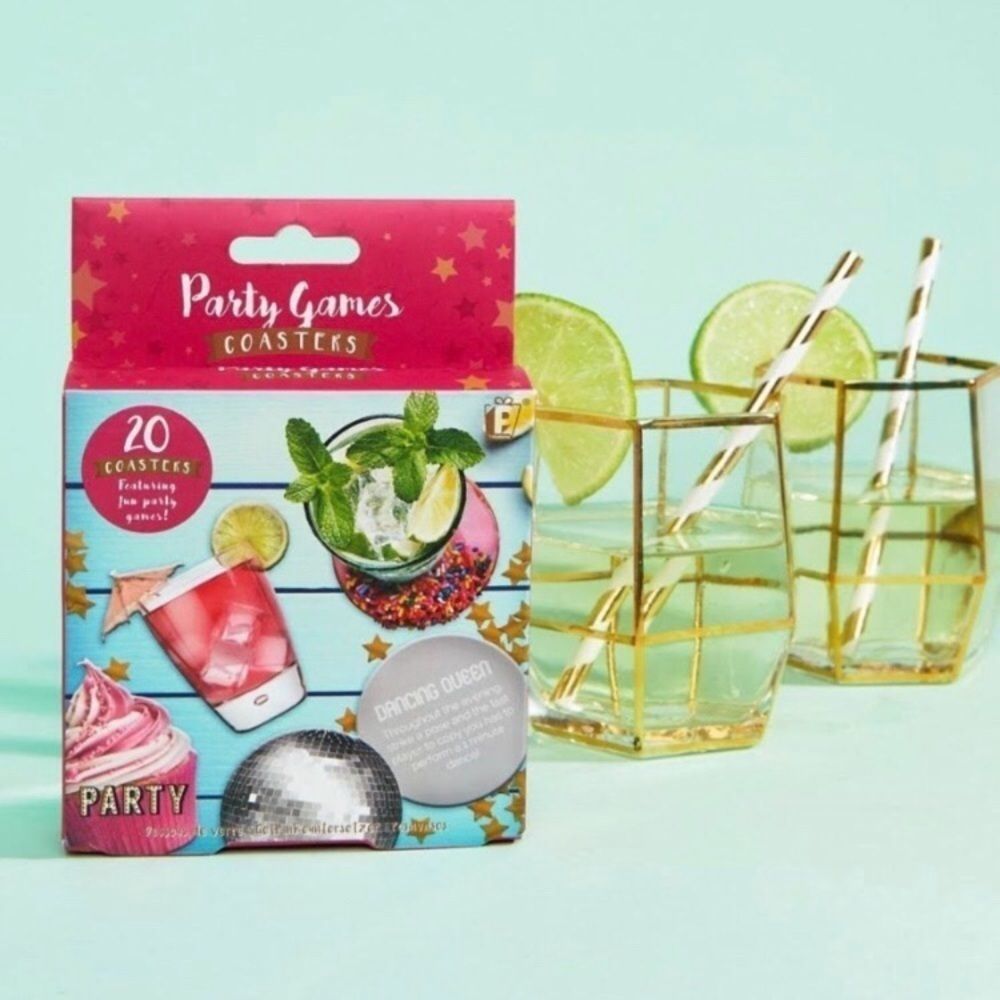 Party Games Coasters NEW